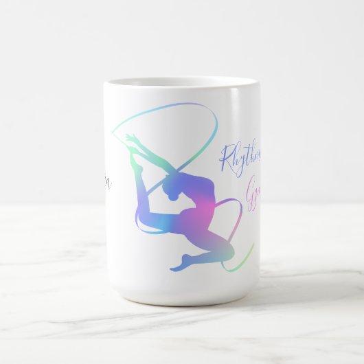 Ritmische gymnastiek met Ribbon Coffee Mok Sport (Center)