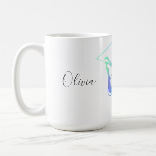 Ritmische gymnastiek met Ribbon Coffee Mok Sport (Links)