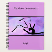 Ritmische gymnastiek Paarse lint Planner (Voorkant)