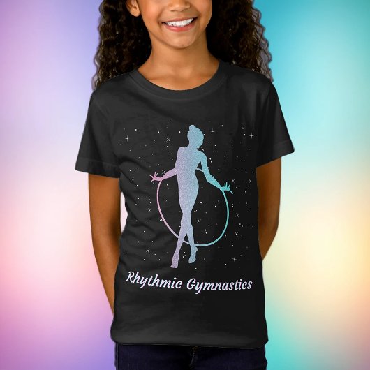 Ritmische gymnastiek Pastelhoepel T-shirt