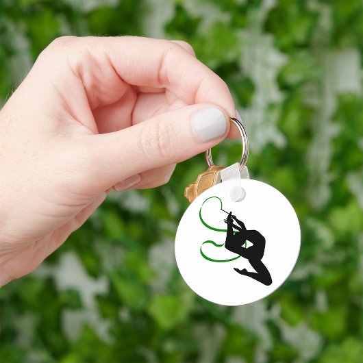 Ritmische gymnastiek sleutelhanger