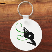 Ritmische gymnastiek sleutelhanger