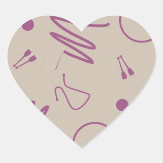 Ritmische gymnastiek Sticker (Voorkant)