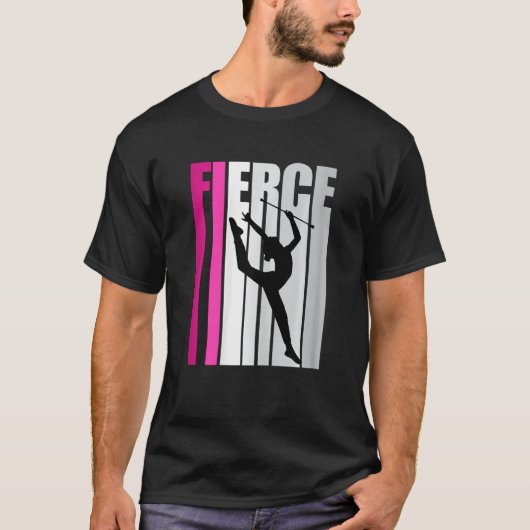 Ritmische gymnastiek verjaardag vrouwen oefenen Da T-shirt (Voorkant)