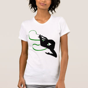Ritmische gymnastiek vrouwen T-shirt