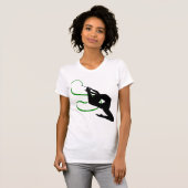 Ritmische gymnastiek vrouwen T-shirt (Voorkant volledig)