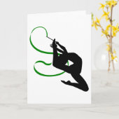 Ritmische gymnastiek Wenskaarten Kaart (Gele Bloem)