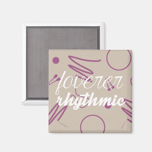 Ritmische gymnastische magneet (Voorkant / Achterkant)