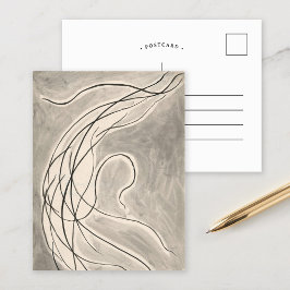 Ritmische lijnen | Abraham Walkowitz Briefkaart