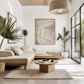 Ritmische lijnen | Abraham Walkowitz Poster