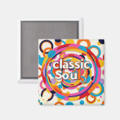 "Ritmische reflecties" Magneet (Voorkant / Achterkant)