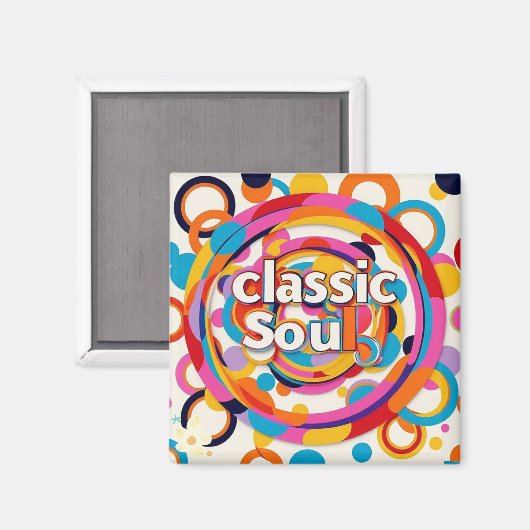 "Ritmische reflecties" Magneet (Voorkant / Achterkant)