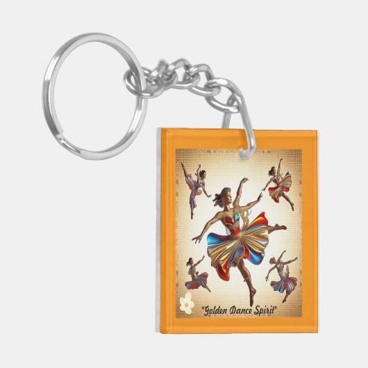 "Ritmische Ziel Expressie" Sleutelhanger (Voorkant Links)