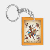 "Ritmische Zielsbeweging" Sleutelhanger (Voorkant Links)