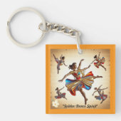 "Ritmische Zielsbeweging" Sleutelhanger (Voorkant)