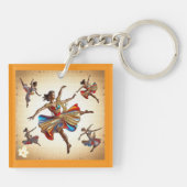 "Ritmische Zielsbeweging" Sleutelhanger (Achterkant)