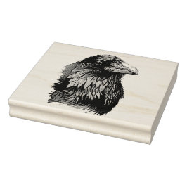 Ritratto di corvo rubberstempel