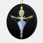rits-alien keramisch ornament (Links)