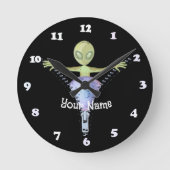 rits-alien ronde klok (Voorkant)