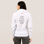 Rits Kaptrui Hoodie (Achterkant volledig)