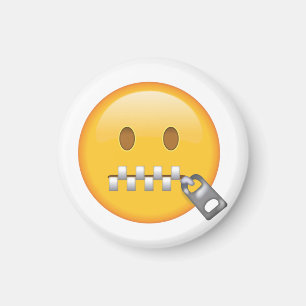 Rits-Mond Gezicht - Emoji Magneet