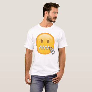 Rits-Mond Gezicht - Emoji T-shirt