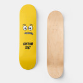 Rits-Mond Gezicht Persoonlijk Skateboard (Voorkant)
