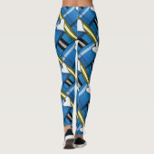 Rits omlijnd hart leggings (Achterkant)