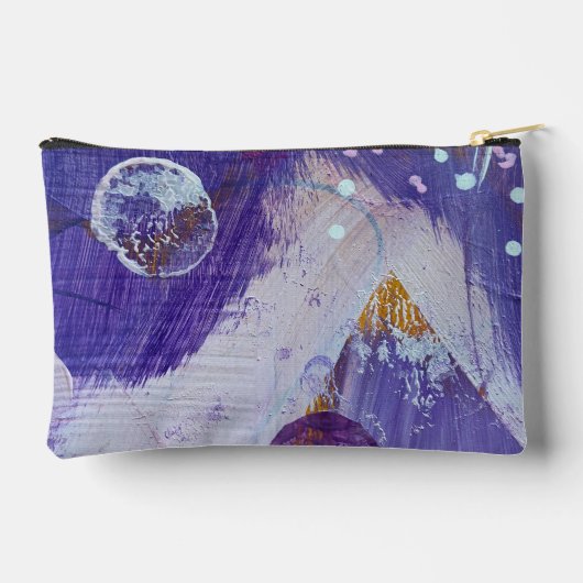 Rits Pouch in Moon Mountain Design Etui (Achterkant)