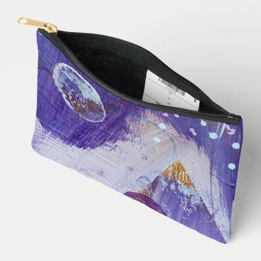 Rits Pouch in Moon Mountain Design Etui (Open)