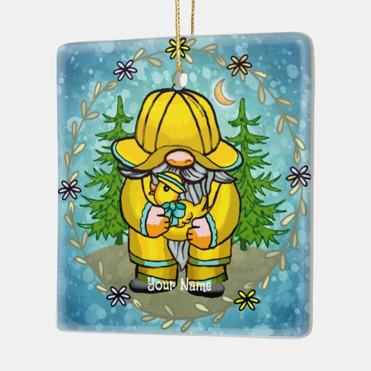 Ritse daggnoom keramisch ornament (Links)