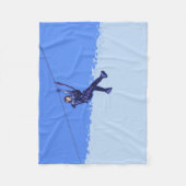 Ritsen is mijn ding - Zipline Rider Fleece Deken (Voorkant)