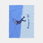 Ritsen! - Zipline Rider Fleece Deken (Voorkant)
