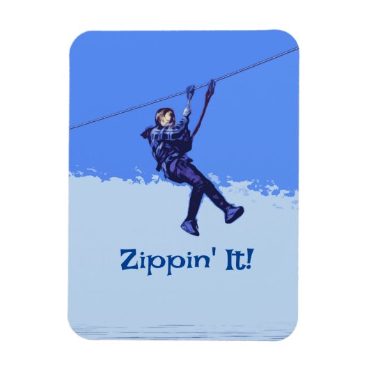 Ritsen! - Zipline Rider Magneet (Verticaal)