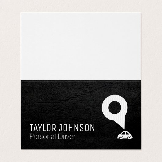 Ritservice Visitekaartje (Buitenkant ongevouwen)