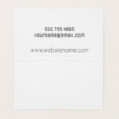 Ritservice Visitekaartje (Binnenkant ongevouwen)