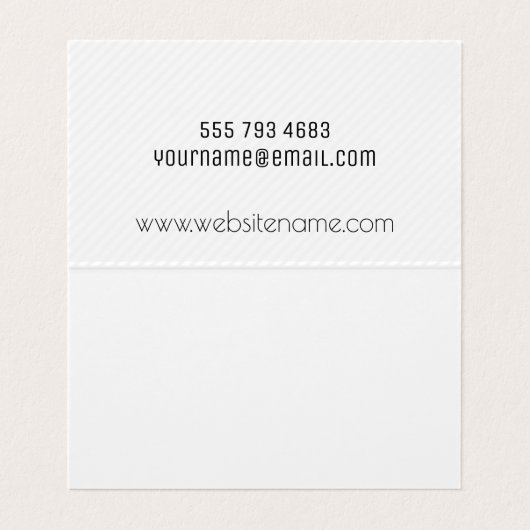 Ritservice Visitekaartje (Binnenkant ongevouwen)