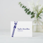 Ritssluiting Visitekaartje (Staand voorkant)