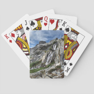 Ritter Pass Waterfall - Ansel Adams Wilderness Pokerkaarten