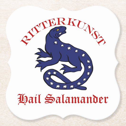 Ritterkunst Onderzetter (Voorkant)