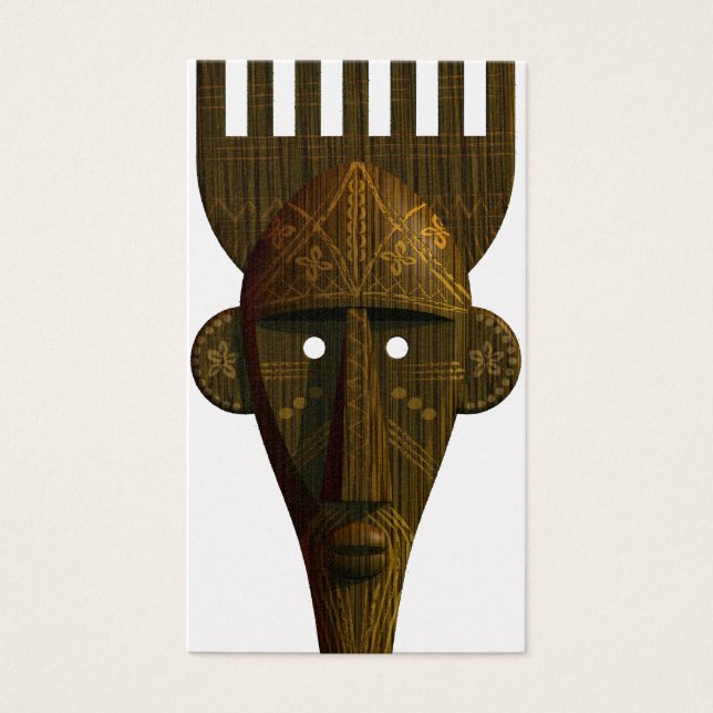 Ritual African Mask Visitekaartje (Voorkant)