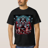 Ritual de la Oscuridad: Baphomet en el Altar T-shirt (Voorkant)