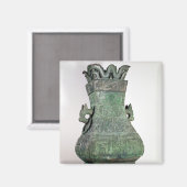 Ritual 'Hu' vase, Chou Dynast Magneet (Voorkant / Achterkant)