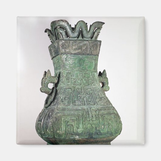 Ritual 'Hu' vase, Chou Dynast Magneet (Voorkant)