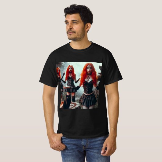 Rituales Oscuros: Misterio y Magia Femenina T-shirt (Voorkant volledig)