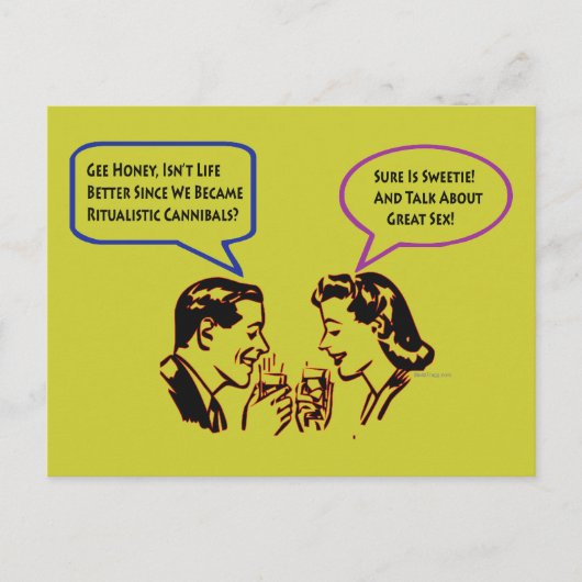 Ritualistisch kannibalBriefkaart Briefkaart (Voorkant)