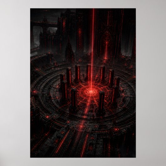 Ritueel Hof Poster (Voorkant)