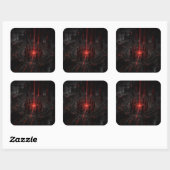 Ritueel Hof Vierkante Sticker (Vel)