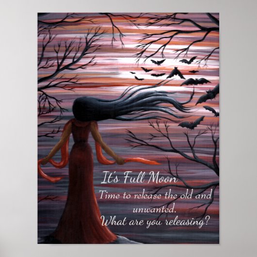 Ritueel van de Volle Maan Poster (Voorkant)