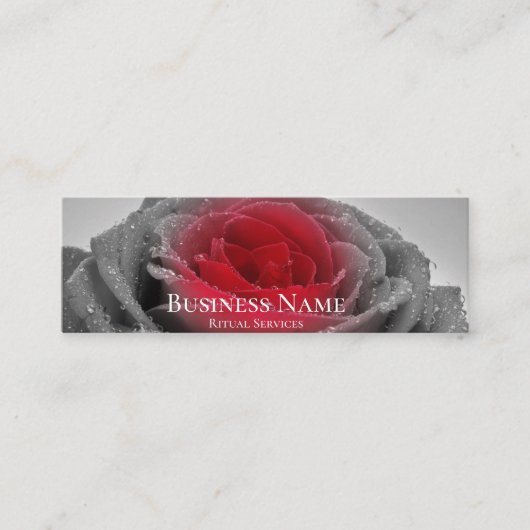 Rituele diensten mini visitekaartje (Voorkant)